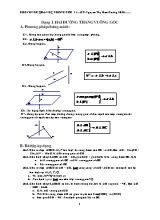 Chuyên đề Hình học Lớp 11 Quan hệ vuông góc - Nguyễn Thị Kim Cương